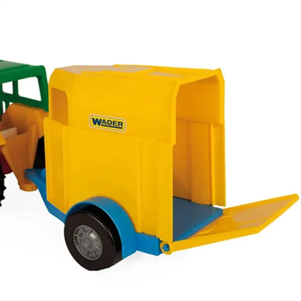 Traktor s prívesom pre kone  38cm - Wader obrázok 4