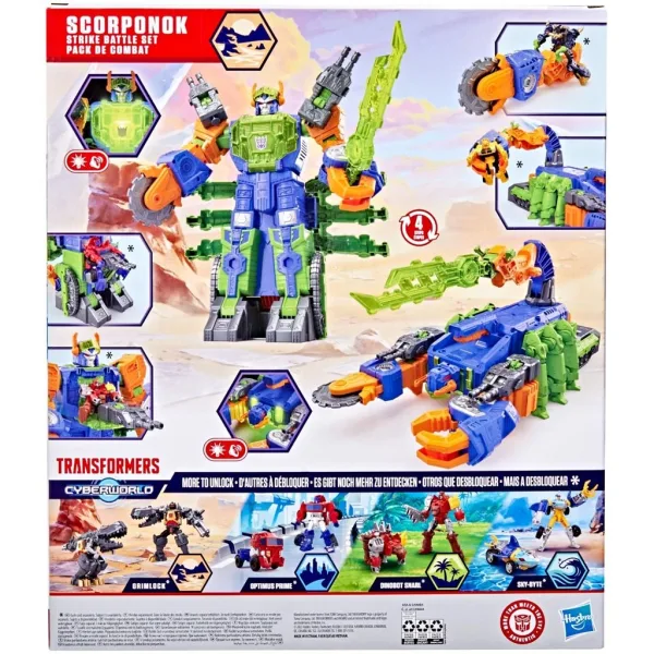 Transformers CYBERWORLD: Scorponok útočná bitka herná súprava - Hasbro obrázok 4