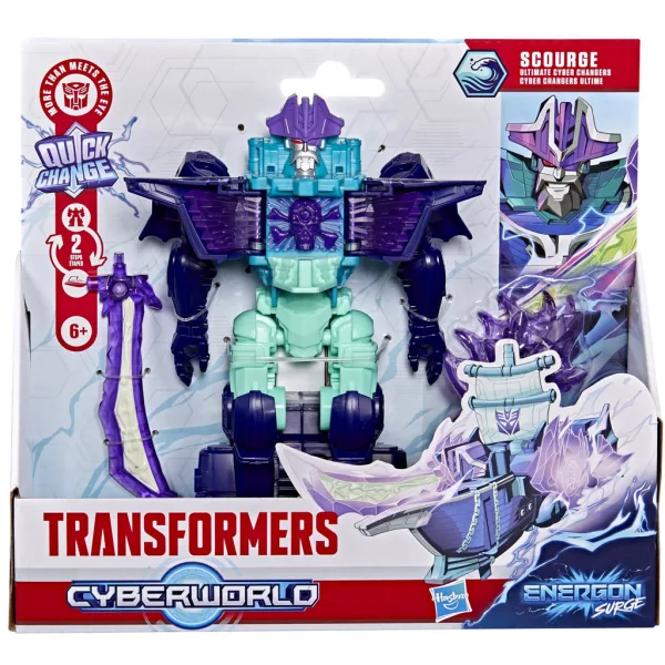 Transformers Cyberworld Ultimate cyber changers Scourge figúrka robota ...