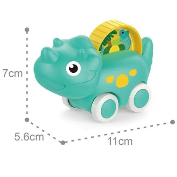 Triceratops dinosaurus baby vozidlo 11cm obrázok 2