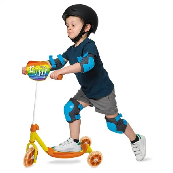 Trojkolesová kolobežka s vzorom Rainbow - Mondo Toys obrázok 2