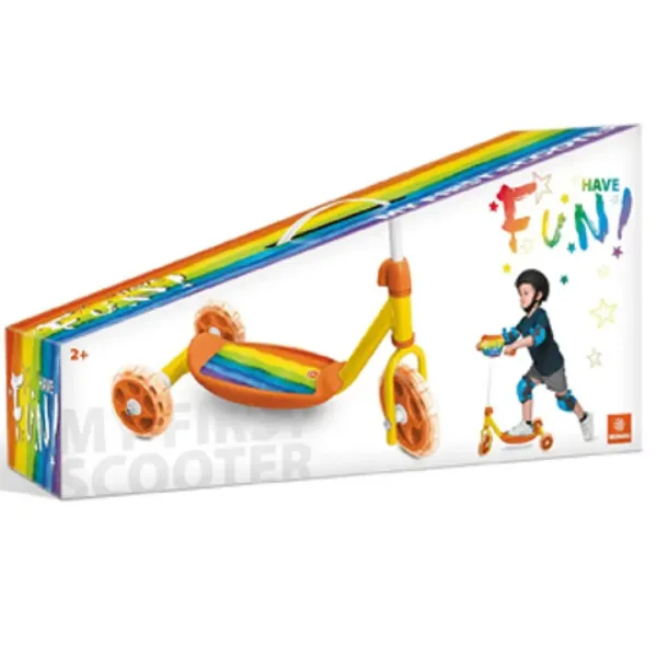 Trojkolesová kolobežka s vzorom Rainbow - Mondo Toys obrázok 3