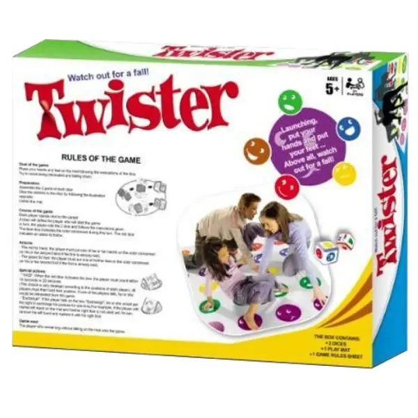 Twister zručnostná hra s kockou obrázok 2