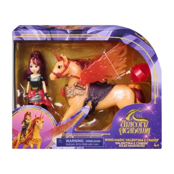 Unicorn Academy: Magické krídla – Valentina a Cinder, sada – Spin Master