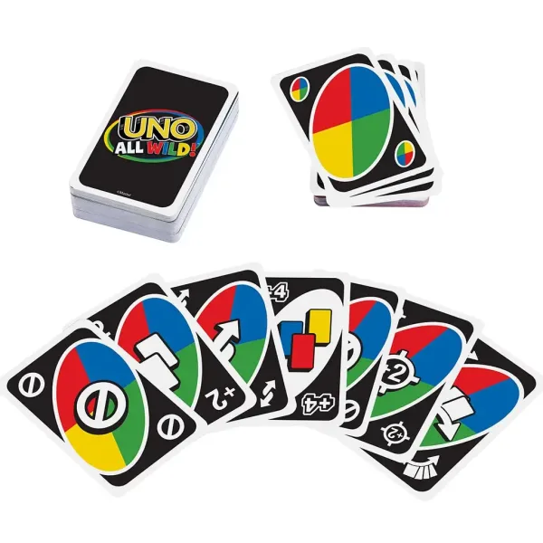 UNO: All Wild! - Šialená kartová hra - Mattel obrázok 2