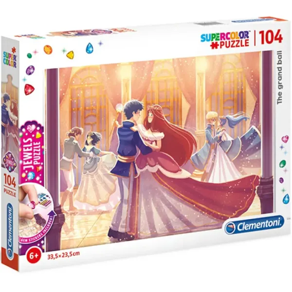 Veľký ples Supercolor šperkové puzzle 104 ks - Clementoni obrázok 1