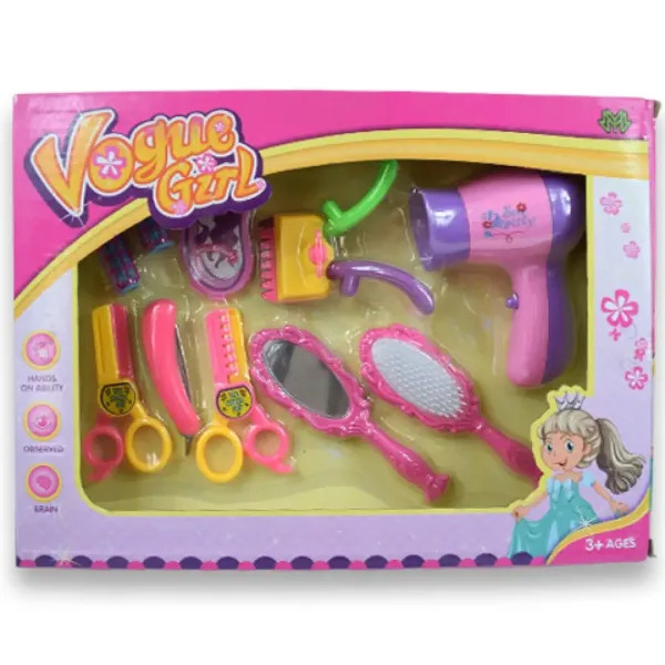 Vouge Girl: 10-dielny set krásy s kaderníckymi doplnkami obrázok 7