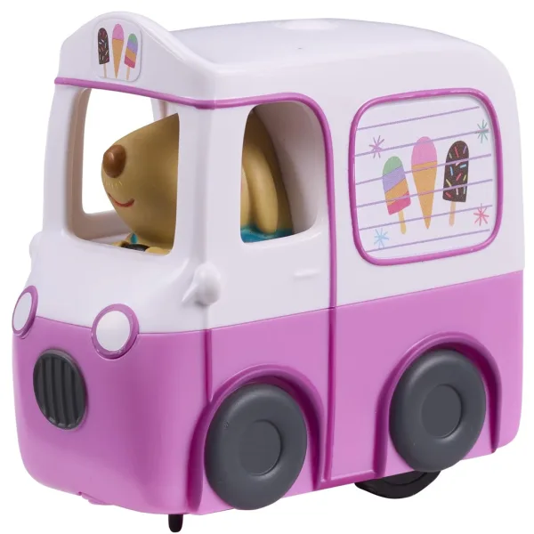 Whizz-Around Peppa prasiatko zmrzlinový automobil s labradorom obrázok 2