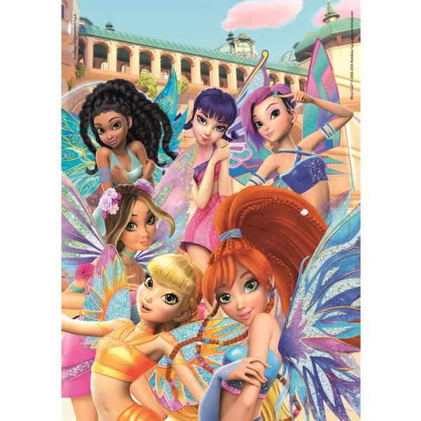 Winx Club tím 104-dielny maxi puzzle - Clementoni obrázok 2
