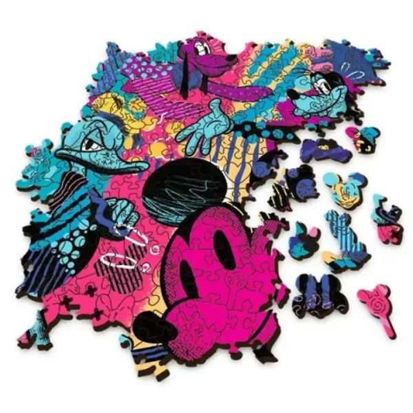 Wood Craft: Mickey Mouse 500+5ks drevené puzzle - Trefl obrázok 3