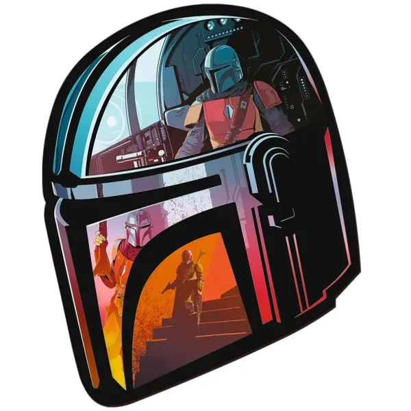 Wood Craft: Star Wars - Mandalorian 160-dielová prémiová drevená skladačka - Trefl obrázok 2