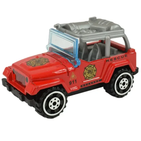 World of Trucks: Hasičské autá v rôznych variantoch 7cm obrázok 4