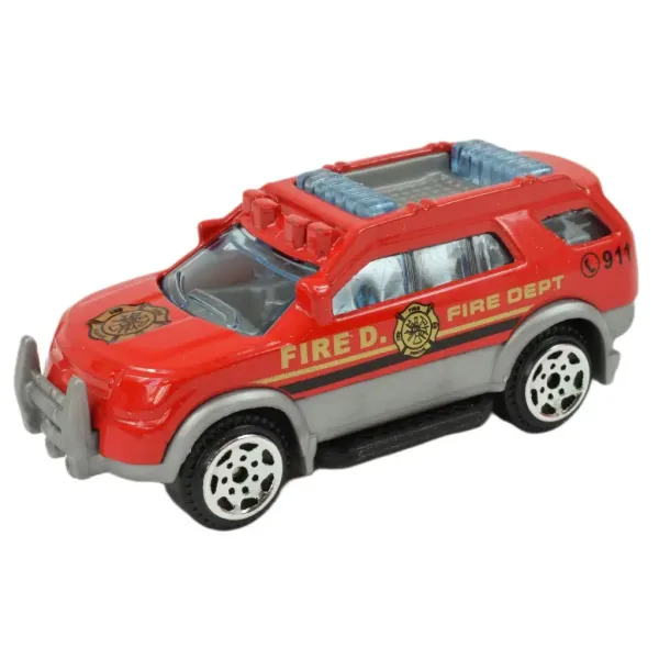 World of Trucks: Hasičské autá v rôznych variantoch 7cm obrázok 5