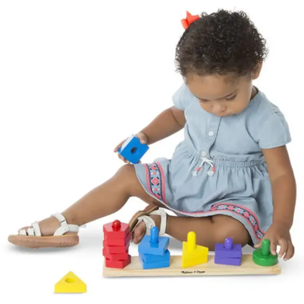Tvorivý vežový stavebník z dreva - Melissa & Doug obrázok 3
