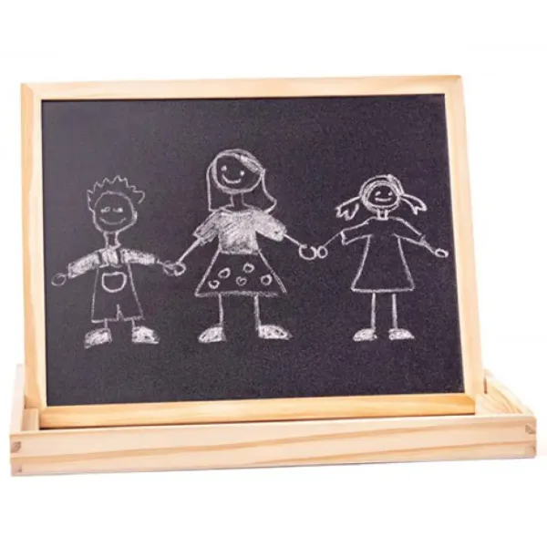 Zvieracia obojstranná magnetická tabuľa, set s dreveným rámom - Woodyland obrázok 2