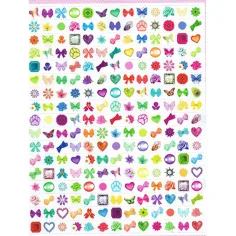 1000 nálepiek koní 1. - Nálepky s kvetinovou lúkou obrázok 4