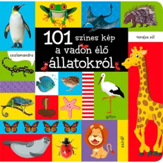 101 farebný obrázok o voľne žijúcich zvieratách detská kniha