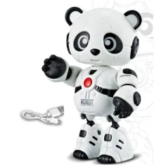 11 Robot panda kamoš so svetlom a zvukom, s kovovým rámom obrázok 2
