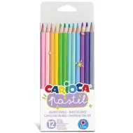 12 dielny set pastelových ceruziek - Carioca