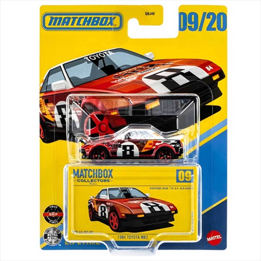 Matchbox Collectors: 1984 Toyota MR2 zberateľské autíčko 1/64 - Mattel