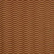 3D hnedá vlnitá lepenka na dekoráciu B2 50x70cm 1ks