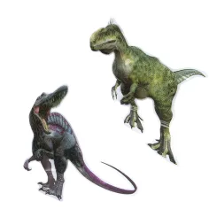 3D Svet dinosaurov dinosaurová nástenná samolepka set s plagátom obrázok 3