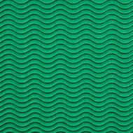 3D tmavozelená vlnitá lepenka na dekoráciu B2 50x70cm 1 ks