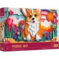 40. výročie - Paper Art: Malý psík 160-dielne puzzle - Trefl