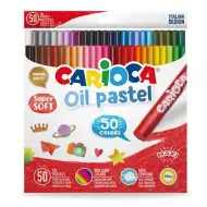 50 dielny set olejových pasteliek - Carioca