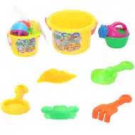 7-dielna sada na pieskovisko s vedrom