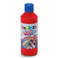 Acrylic 250ml akrylová farba červenej farby - Carioca