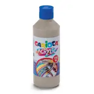 Acrylic 250ml akrylová farba striebornej farby - Carioca