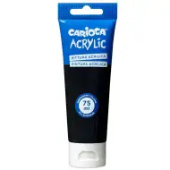 Acrylic 75ml akrylová farba čierna - Carioca