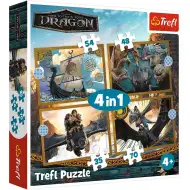 Ako si vycvičiť draka 4 v 1 puzzle – Trefl