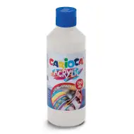 Akrylová farba 250 ml biela - Carioca