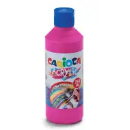 Akrylová farba 250 ml v ružovej farbe - Carioca