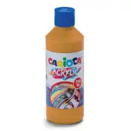 Akrylová farba 250 ml v zlatej farbe - Carioca
