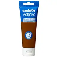 Akrylová farba 75 ml hnedá - Carioca
