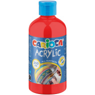 Akrylová farba, červená, 250 ml - Carioca