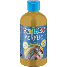Akrylová farba, zlatá, 250 ml - Carioca