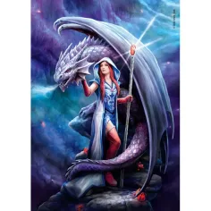 Anna Stokes: Dračí mág 1000-dielne puzzle - Clementoni obrázok 2