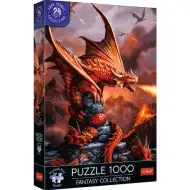 Anne Stokes: Ohnivý drak 1000-dieliková prémiová plus puzzle - Trefl