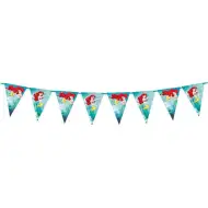 Ariel malá morská víla party vlajková girlanda 230 cm