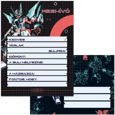 Ars Una: A.R.M.S. robotická 10-dielna sada pozvánok s obálkami