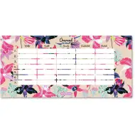 Ars Una: Beach Flowers jednostranný, obojstranný rozvrh hodín