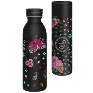 Ars Una: Black Hibiscus dvojstenná kovová fľaša v darčekovej krabičke 600ml