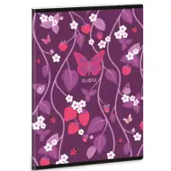 Ars Una Bloom Papillon extra zošit s klipom A/5
