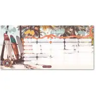 Ars Una: California Lifestyle jednostranný, obojstranný rozvrh hodín