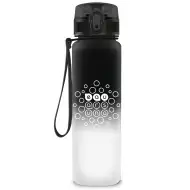 Ars Una: Čierno-biely BPA-free prechodový fľaša 600 ml