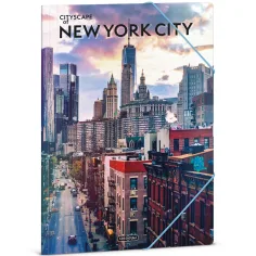 Ars Una: Cityscape - New York dosár s gumičkou formátu A4